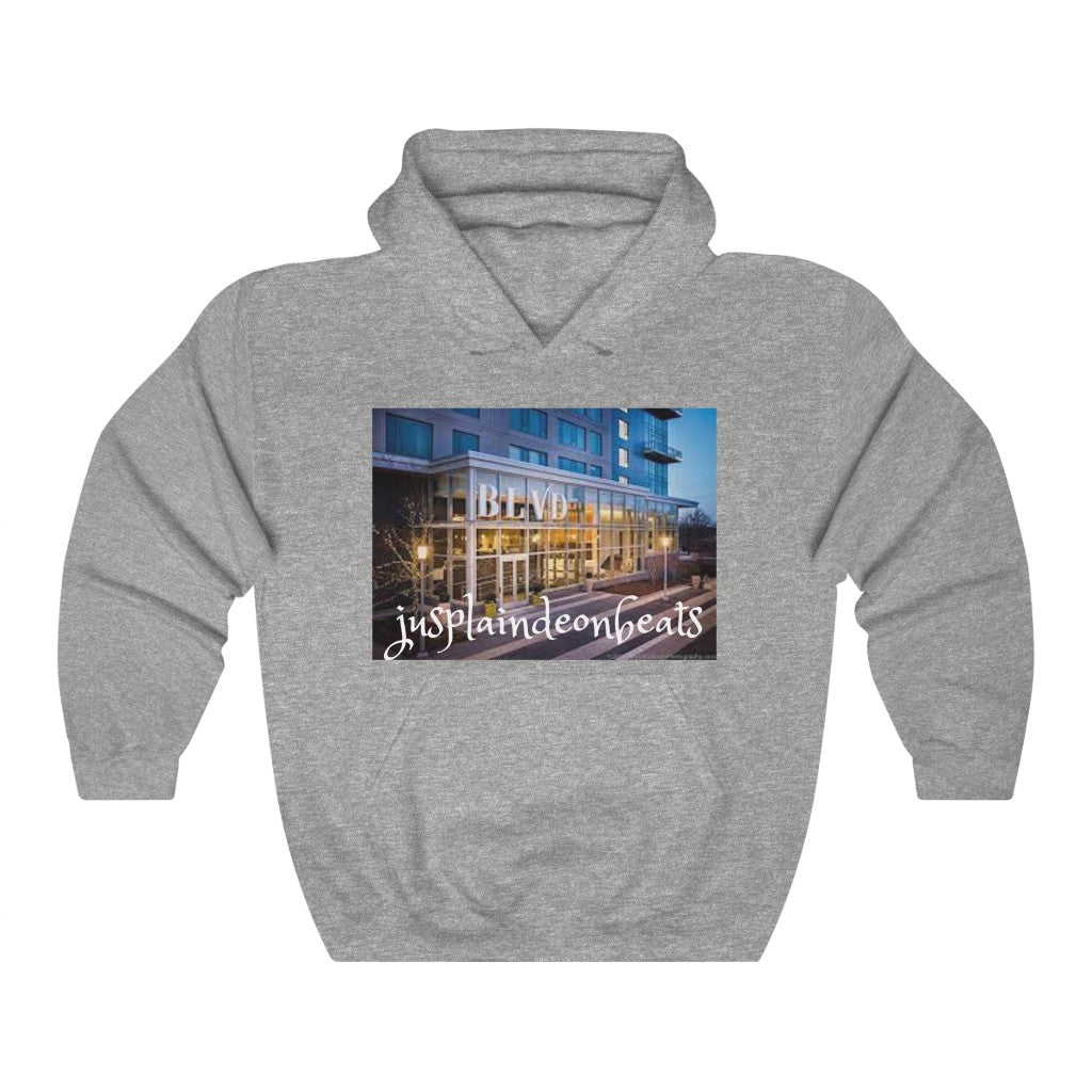 'BLVD' Unisex Hooded Sweatshirt